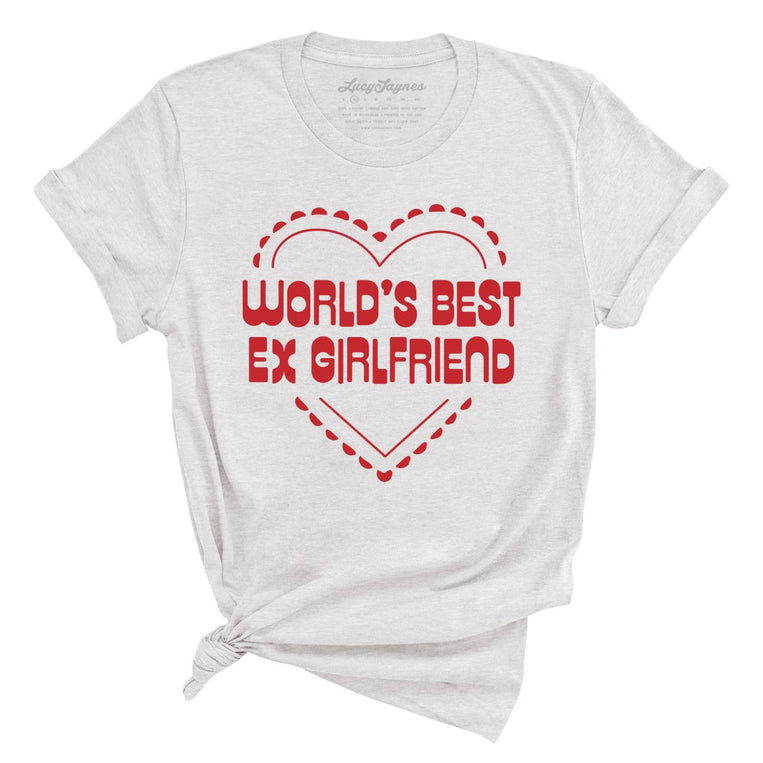 World's Best Ex Girlfriend Graphic Tee - Ash