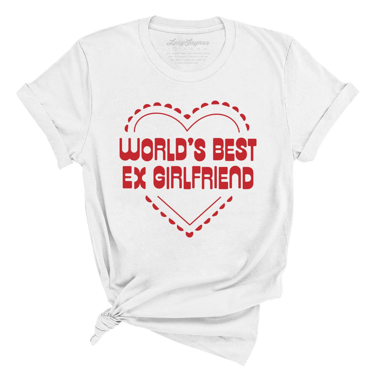 World's Best Ex Girlfriend Graphic Tee - White