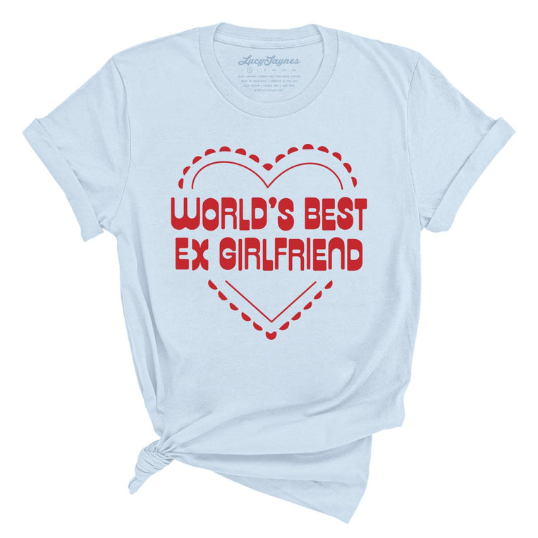World's Best Ex Girlfriend Graphic Tee - Light Blue