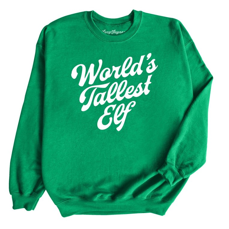 World's Tallest Elf Graphic Sweatshirt