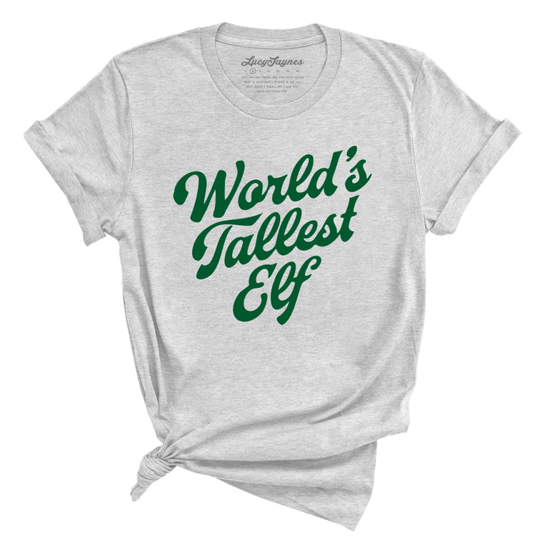 World's Tallest Elf Graphic Tee - Athletic Heather
