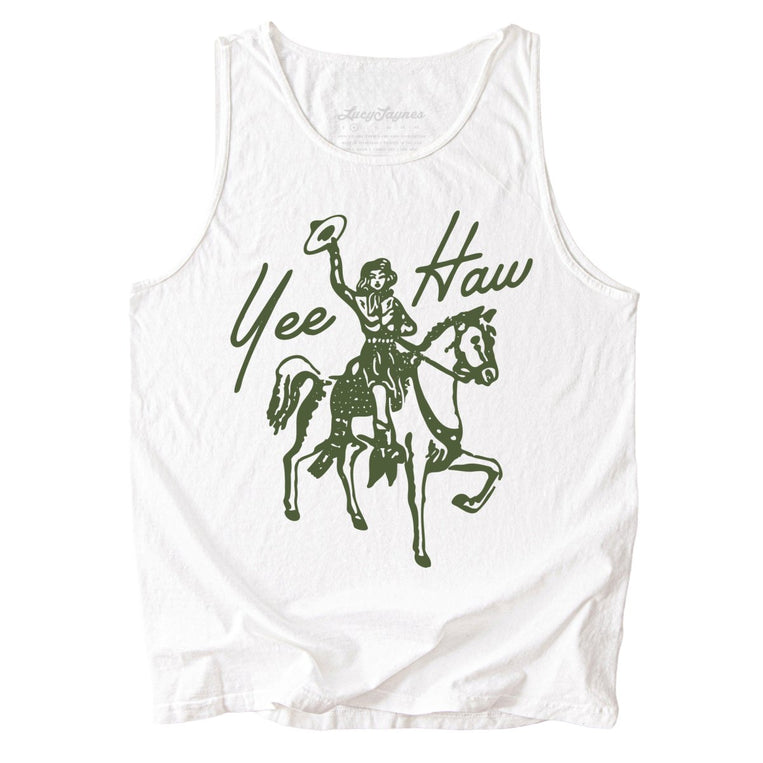 Yee Haw Comfort Colors Graphic Tank Top