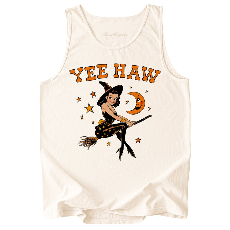 Yee Haw Witch Comfort Colors Graphic Tank Top
