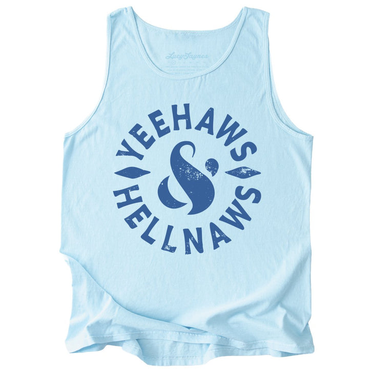 Yeehaws and Hellnaws Comfort Colors Tank Top