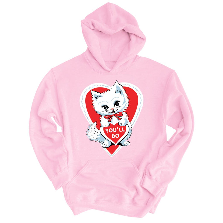 You'll Do Graphic Hoodie - Light Pink