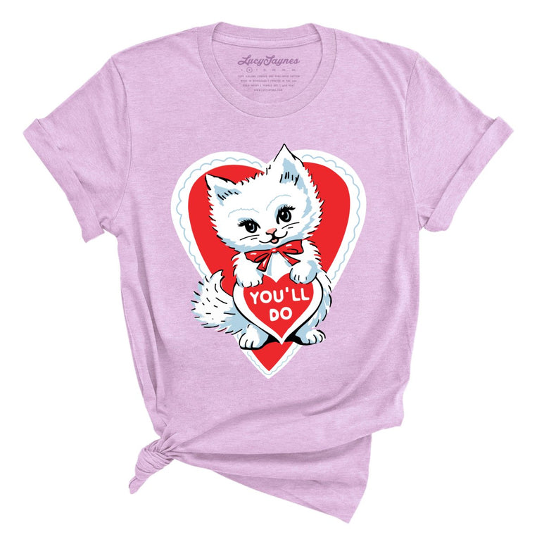 You'll Do Graphic Tee - Heather Prism Lilac