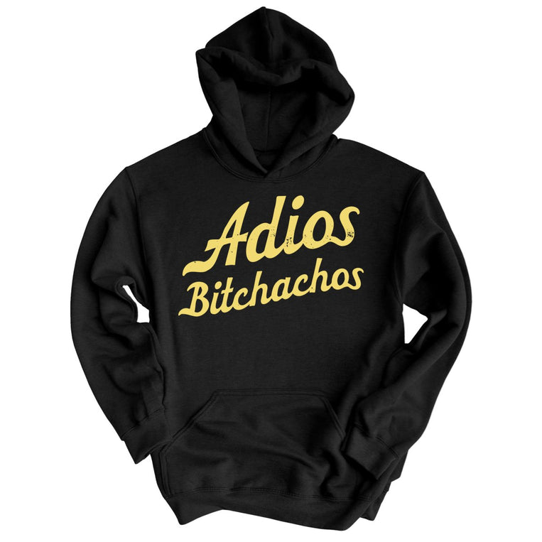 Adios Bitchachos Graphic Hoodie - Black