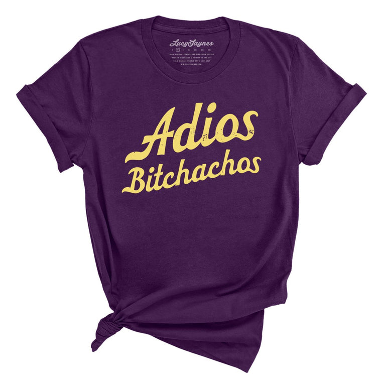 Adios Bitchachos Graphic Tee - Team Purple