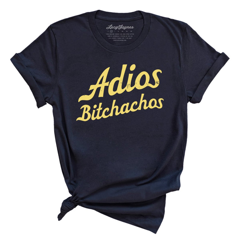 Adios Bitchachos Graphic Tee - Navy