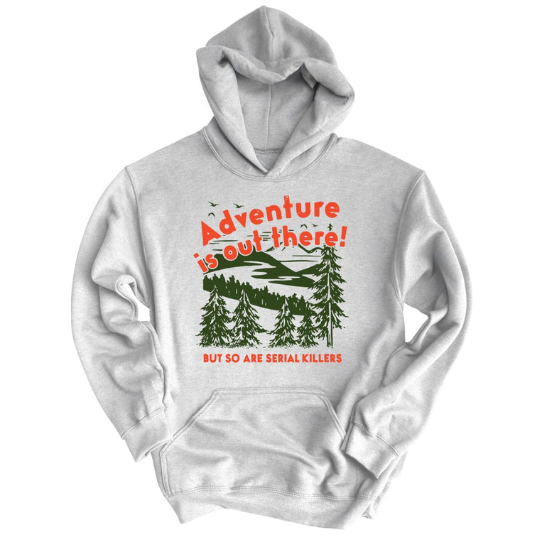 Adventure Is Out There Graphic Hoodie - Grey Heather