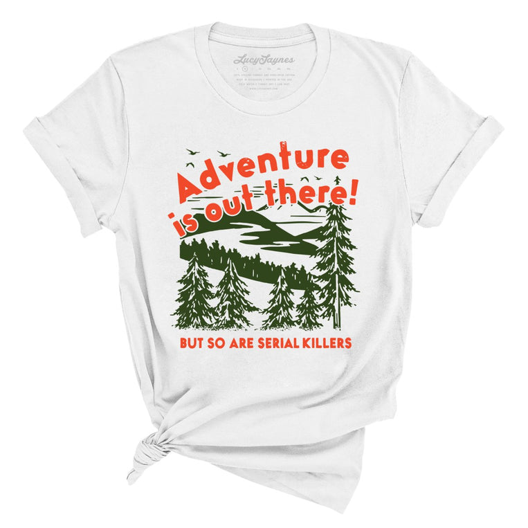 Adventure Is Out There Graphic Tee - White