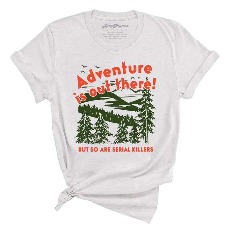 Adventure Is Out There Graphic Tee - Ash