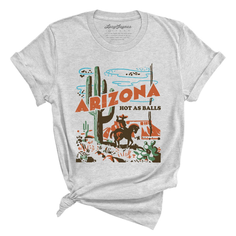 Arizona Hot As Balls Graphic Tee - Athletic Heather