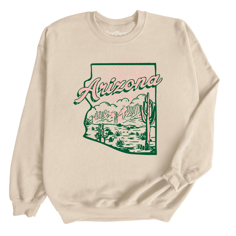 Arizona Graphic Sweatshirt - Sand