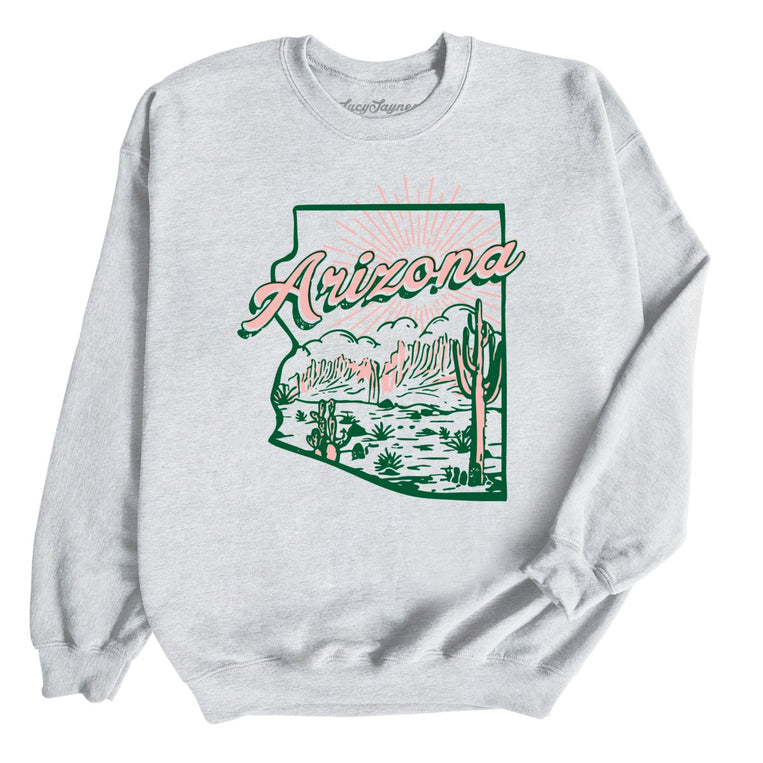 Arizona Graphic Sweatshirt - Ash