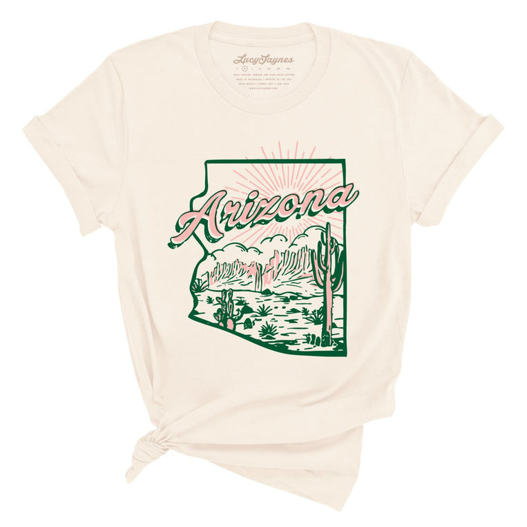 Arizona Graphic Tee - Natural