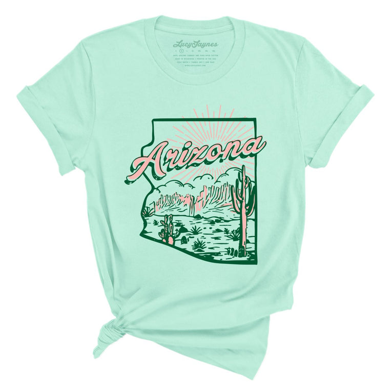Arizona Graphic Tee - Mint