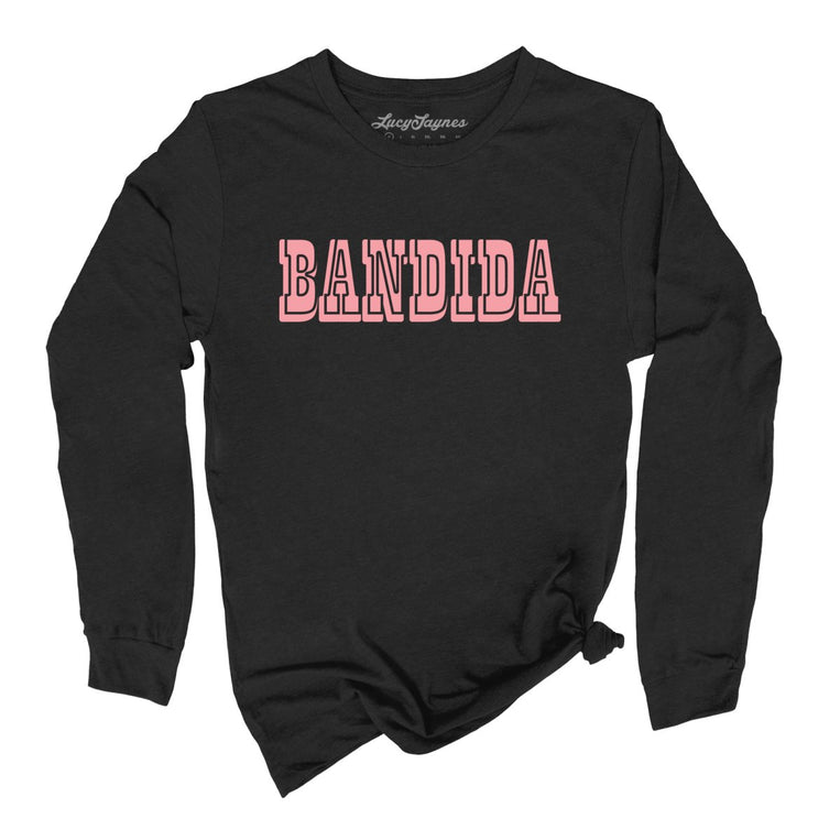 Bandida Graphic Long Sleeve Tee - Black