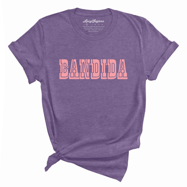 Bandida Graphic Tee - Heather Team Purple