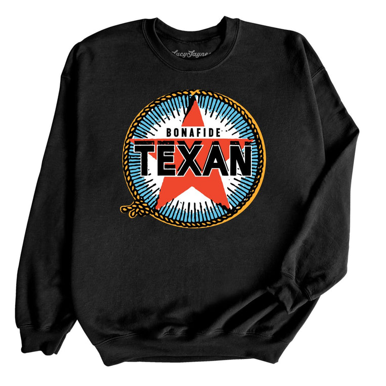 Bonafide Texan Graphic Sweatshirt - Black