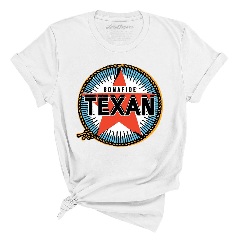 Bonafide Texan Graphic Tee - White