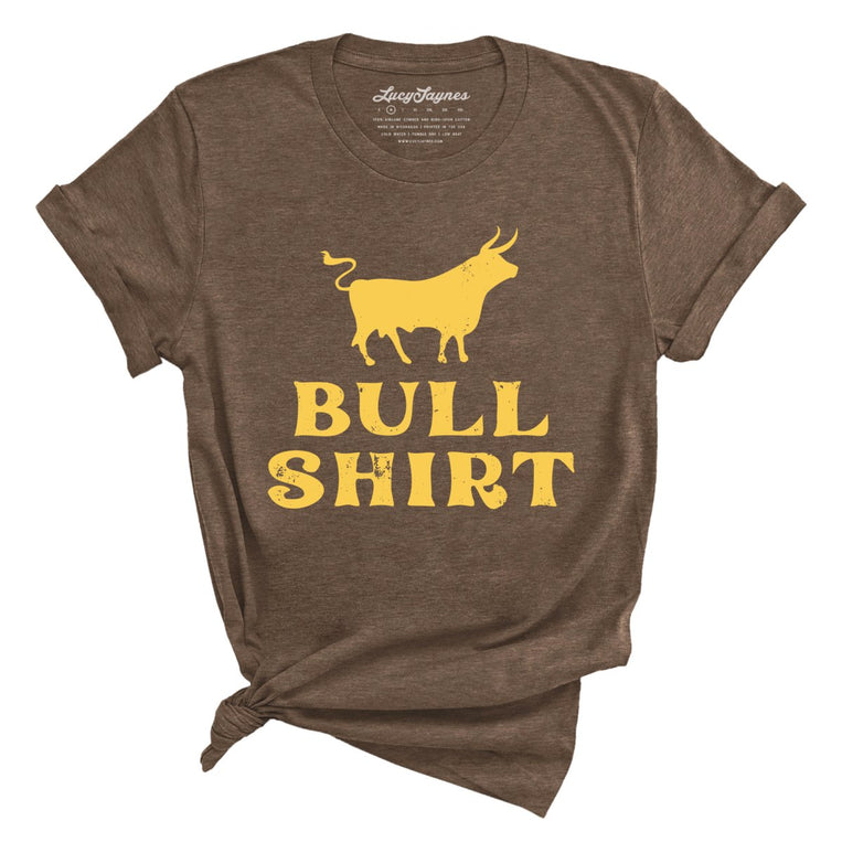Bull Shirt Graphic Tee - Heather Brown