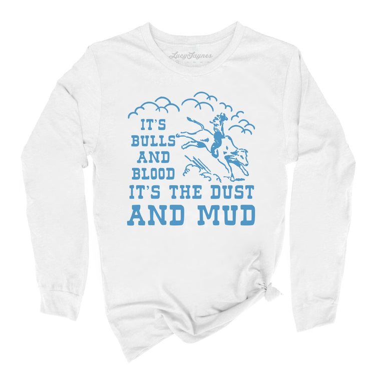 Bulls And Blood Graphic Long Sleeve Tee