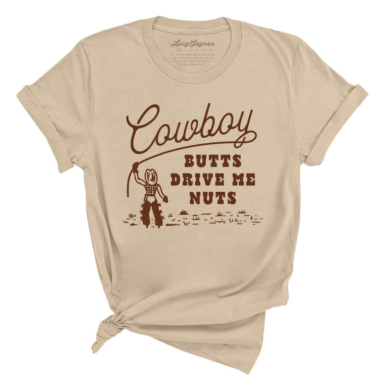 Cowboy Butts Drive Me Nuts Graphic Tee