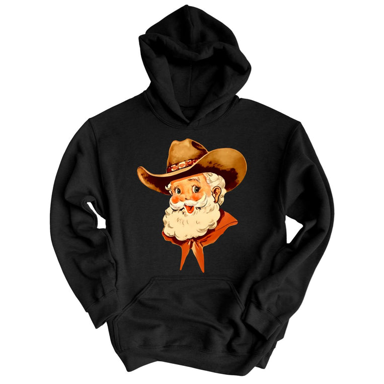 Cowboy Santa Graphic Hoodie
