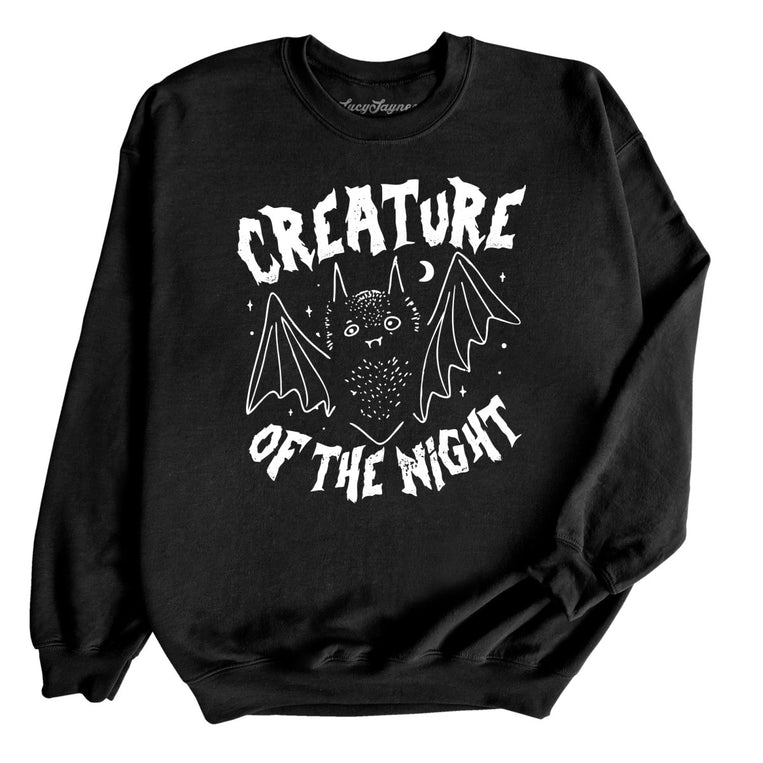 Creature of The Night Graphic Sweatshirt