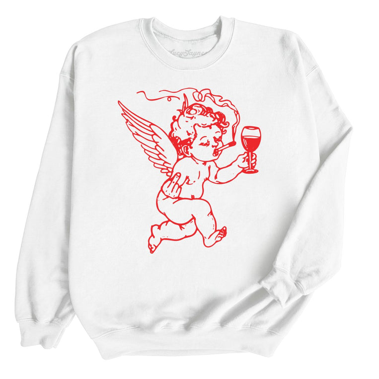 Cupid Don't Care Graphic Sweatshirt