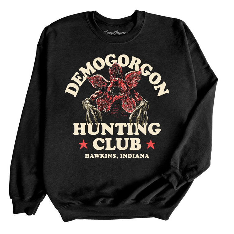 Demogorgon Hunting Club Graphic Sweatshirt