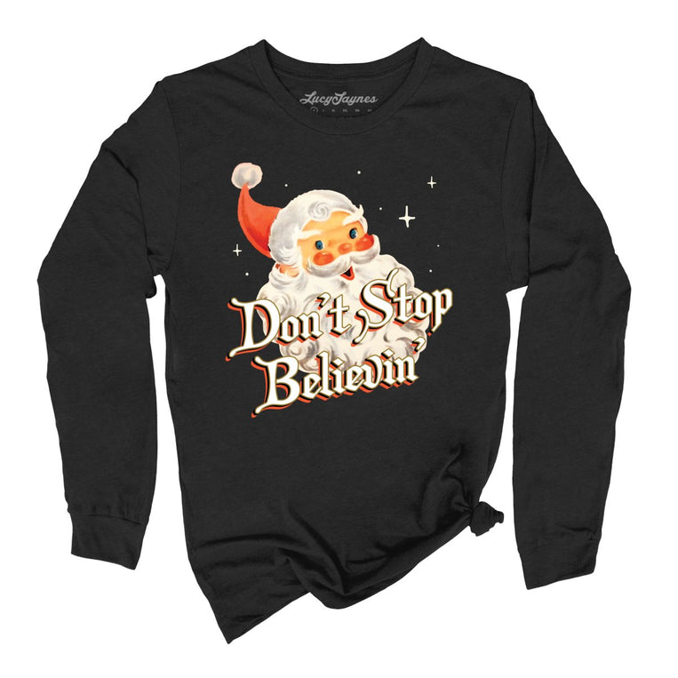 Don't Stop Believin' Graphic Long Sleeve Tee