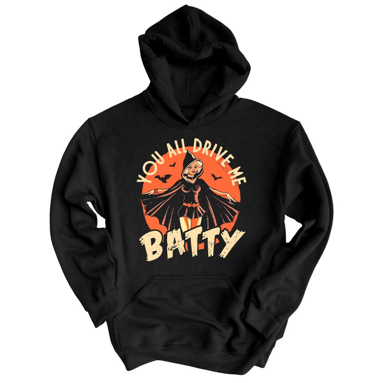 Drive Me Batty Graphic Hoodie
