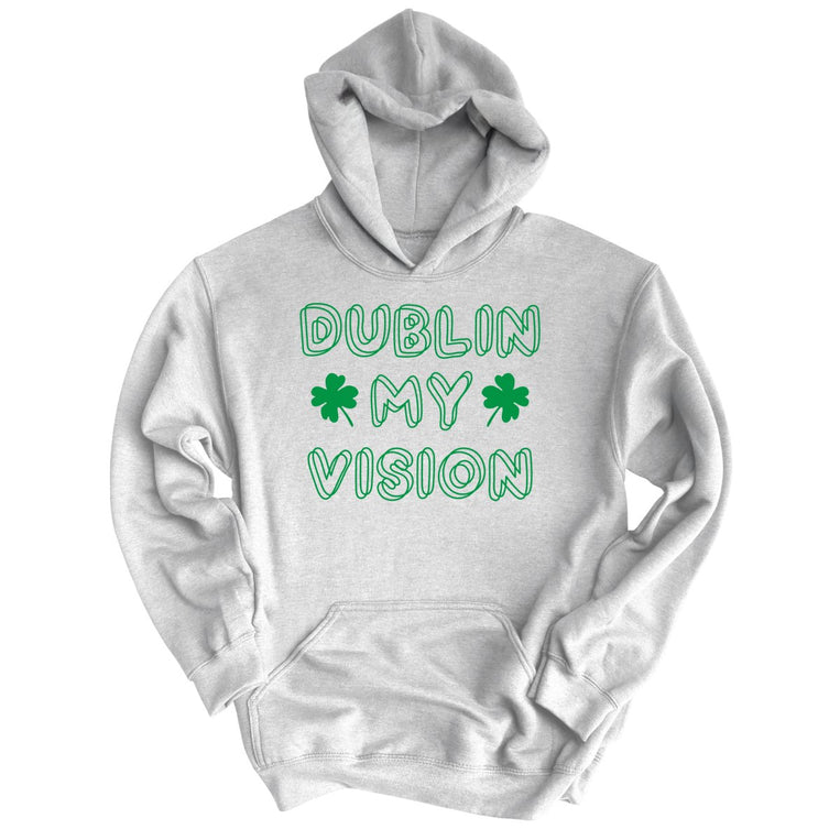Dublin My Vision Graphic Hoodie - Grey Heather