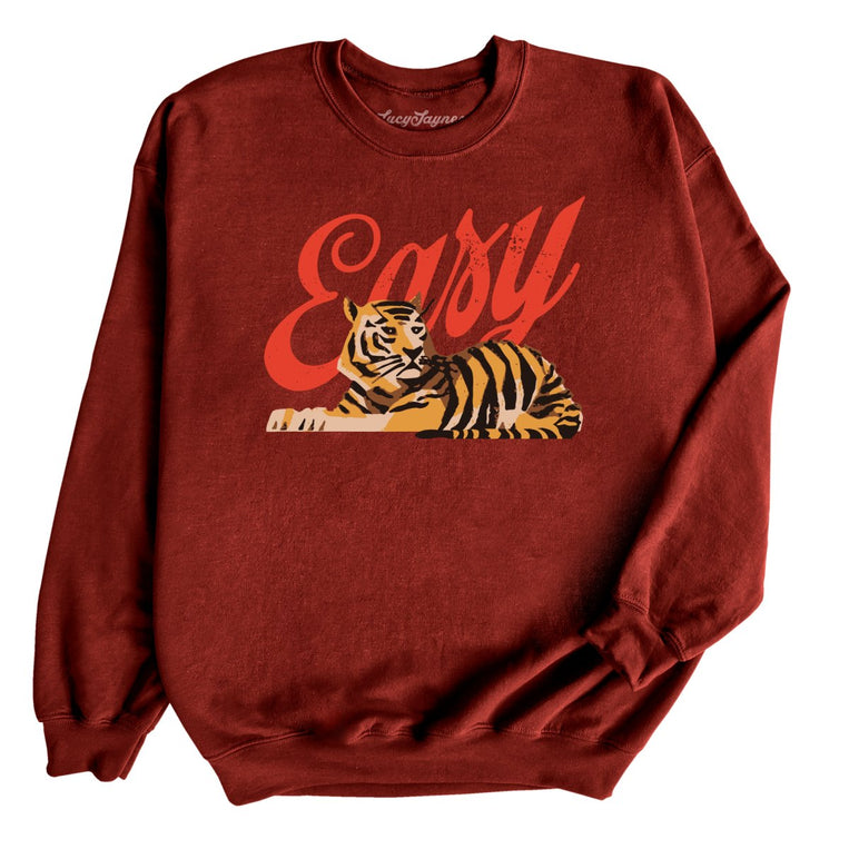 Easy Tiger Graphic Sweatshirt - Garnet