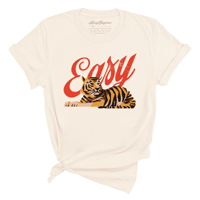 Easy Tiger Graphic Tee - Natural