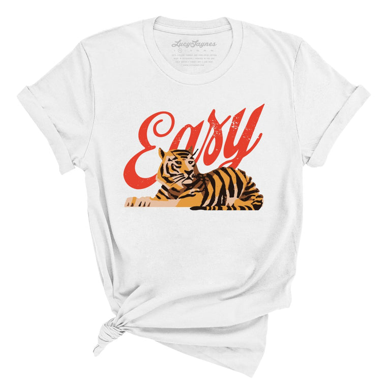 Easy Tiger Graphic Tee - White