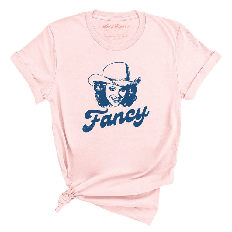 Fancy Graphic Tee - Soft Pink