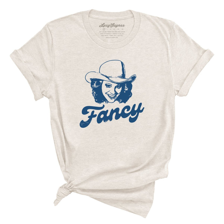Fancy Graphic Tee - Heather Dust