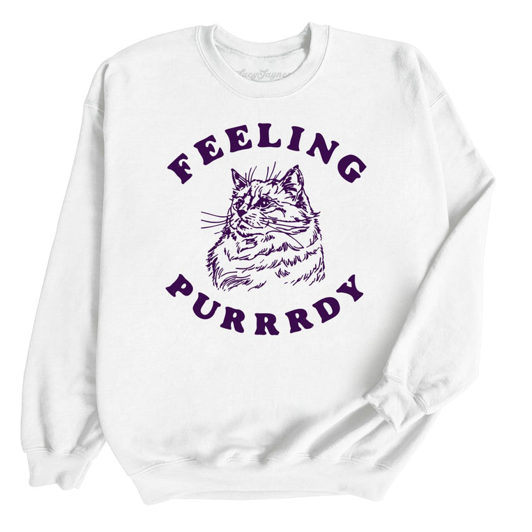 Feeling Purrrdy Graphic Sweatshirt