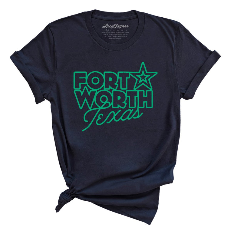 Fort Worth Texas Graphic Tee - Navy