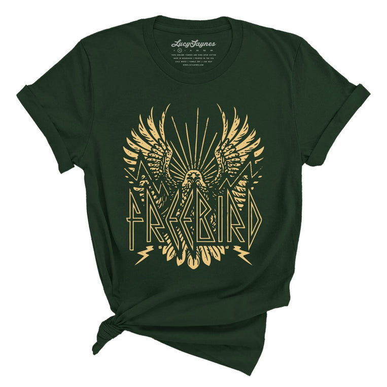 Freebird Graphic Tee - Forest
