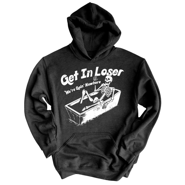 Get in Loser Graphic Hoodie - Charcoal Heather