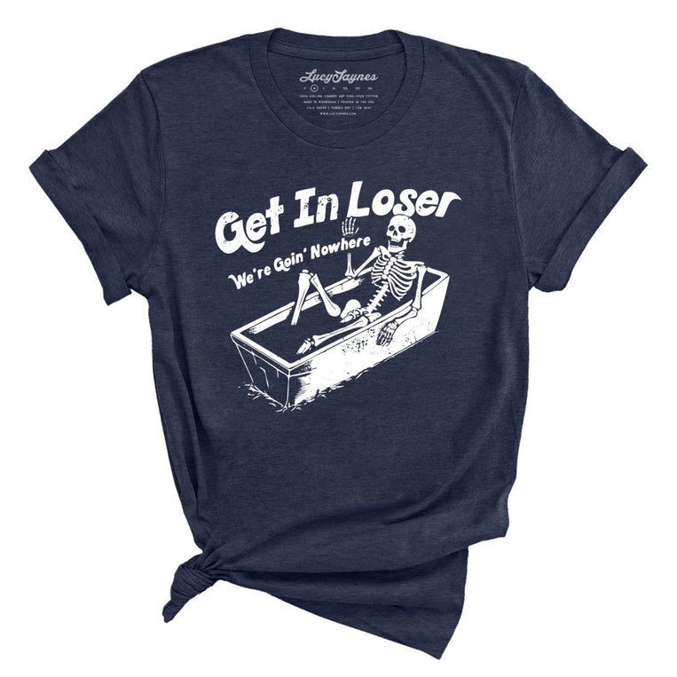 Get in Loser Graphic Tee - Heather Midnight Navy