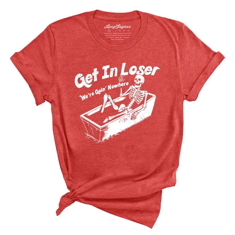 Get in Loser Graphic Tee - Heather Red