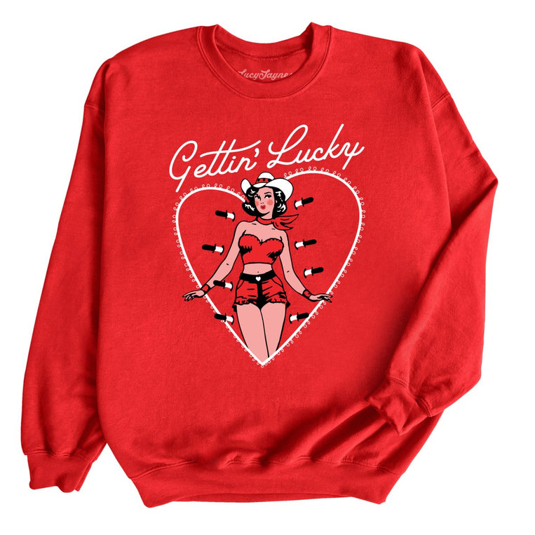 Gettin' Lucky Graphic Sweatshirt