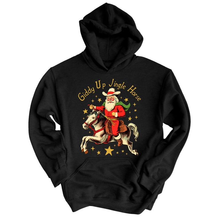 Giddy Up Jingle Horse Graphic Hoodie