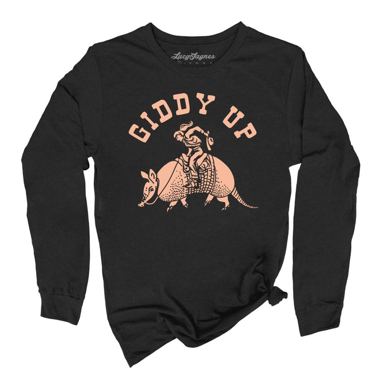 Giddy Up Graphic Long Sleeve Tee