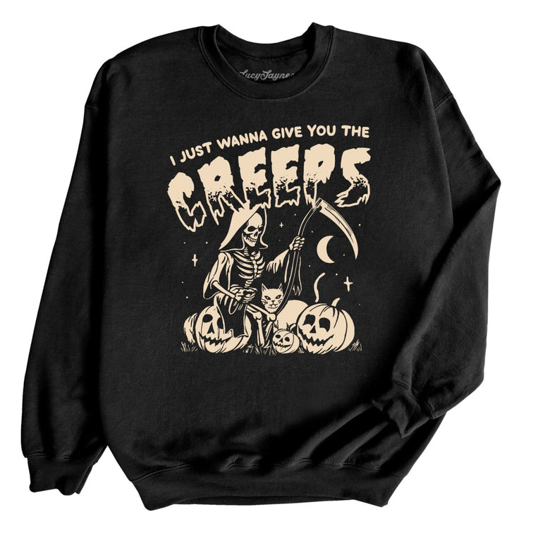 Give You The Creeps Graphic Sweatshirt